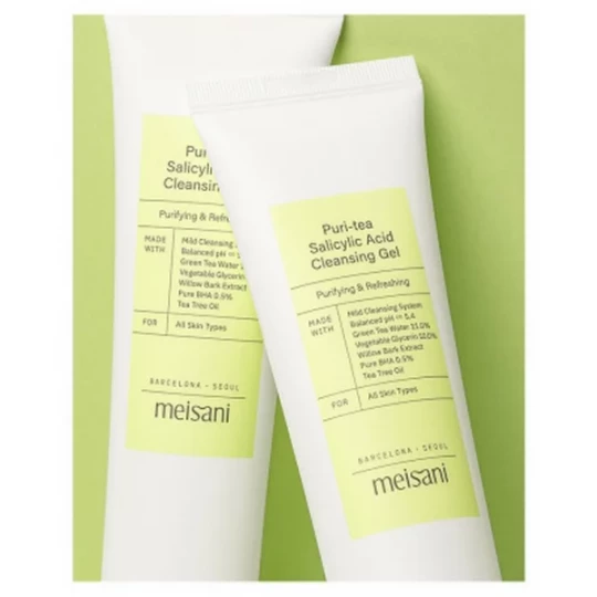 Meisani Puri-Tea Salicylic Acid Gel Nettoyant 150 ml - image 2