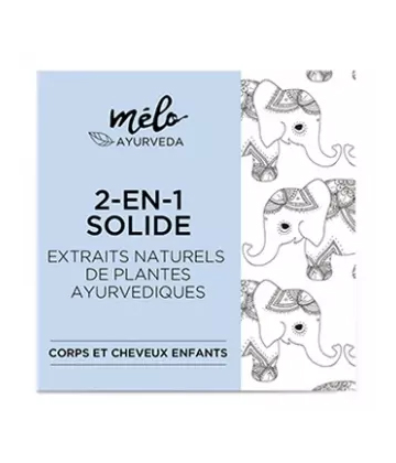 Melo Ayurveda Soin Lavant 2 en 1 Solide Enfants Mélo Ayurveda