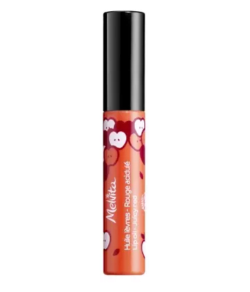 Melvita Huile Lèvres Nutrition Éclat Bio Teinte Rouge acidulé 7 ml
