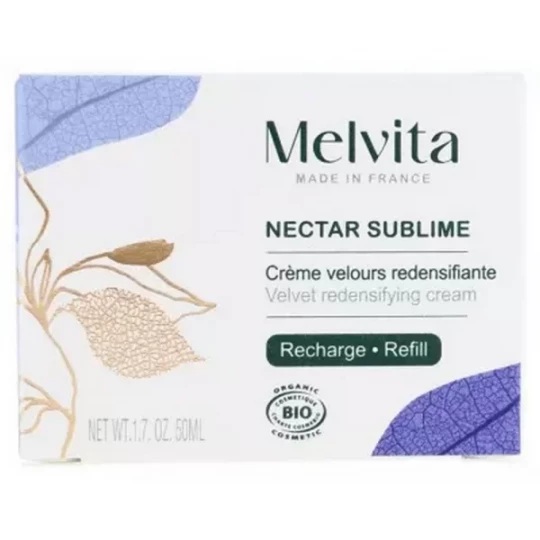 Melvita Nectar Sublime Crème Velours Redensifiante Recharge Bio 50 ml