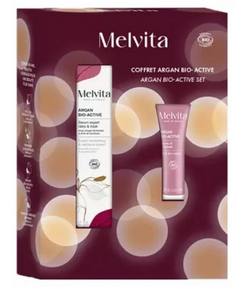 Melvita Argan Bio-Active Sérum Expert Rides & Éclat Bio 30 ml + Melvita Argan Bio-Active Crème Lift & Fermeté Bio 15 ml