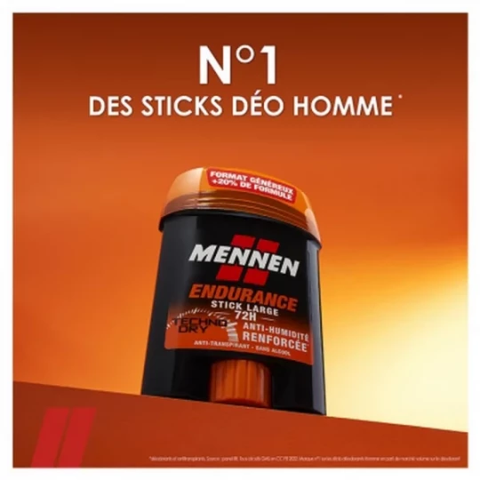 Mennen Anti-Transpirant Endurance 72h Stick Large 60 ml - image 4
