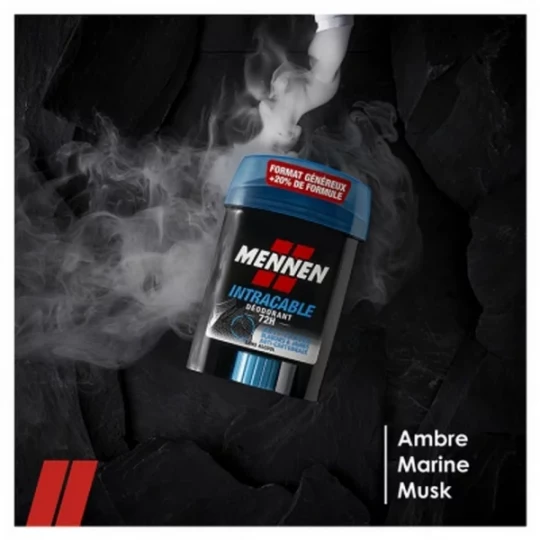 Mennen Déodorant Intraçable 72h Stick large 60 ml - image 2