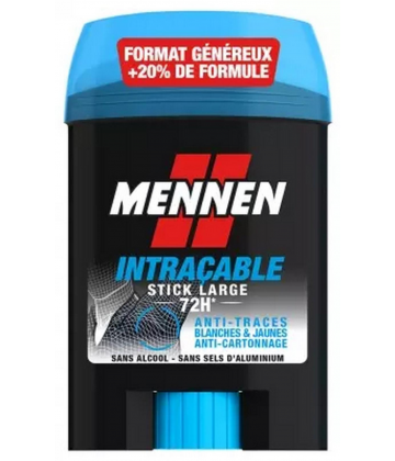 Mennen Déodorant Intraçable 72h Stick large 60 ml