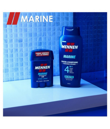 Mennen Déodorant Marine 24h Stick Large 60 ml