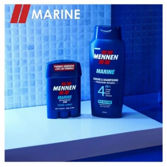 Mennen Déodorant Marine 24h Stick Large 60 ml - image 3