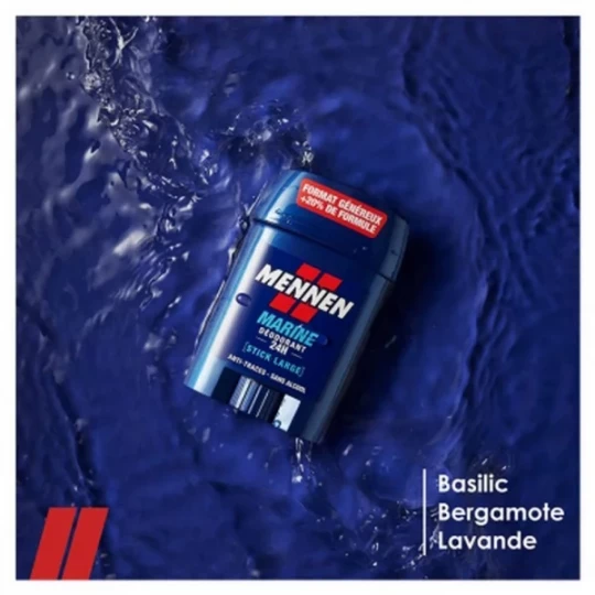 Mennen Déodorant Marine 24h Stick Large 60 ml - image 4