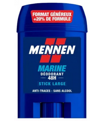 Mennen Déodorant Marine 24h Stick Large 60 ml