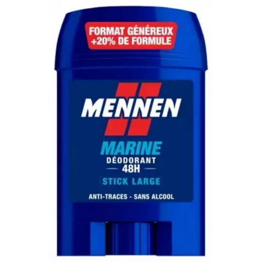 Mennen Déodorant Marine 24h Stick Large 60 ml