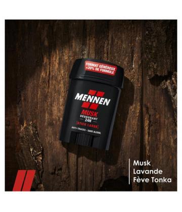 Mennen Déodorant Musk 48h Stick Large 60 ml