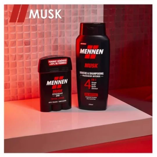 Mennen Déodorant Musk 48h Stick Large 60 ml - image 4