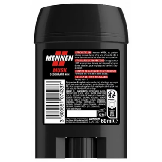 Mennen Déodorant Musk 48h Stick Large 60 ml - image 5