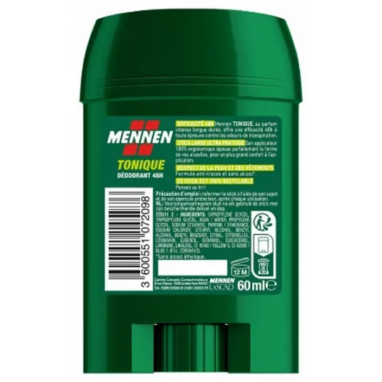 Mennen Déodorant Tonique 24h Stick Large 60 ml - image 5