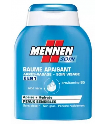 Mennen Baume Apaisant 2 en 1 Après-Rasage + Soin Visage 100 ml