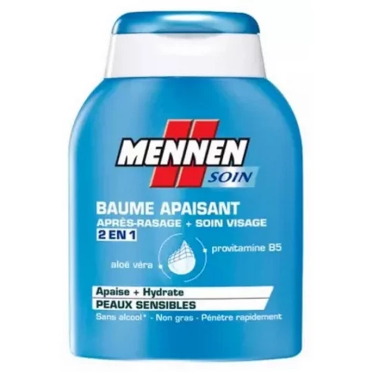 Mennen Baume Apaisant 2 en 1 Après-Rasage + Soin Visage 100 ml
