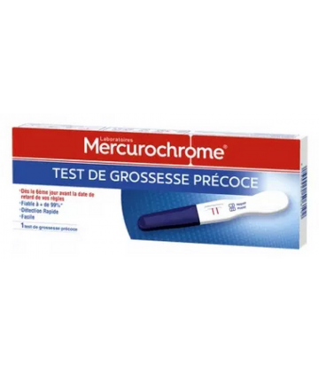 Mercurochrome Test de Grossesse Précoce