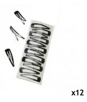 Mezzo Barrettes noires x 12