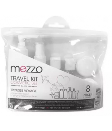 Mezzo Kit de voyage 4 Flacons + 2 Pots