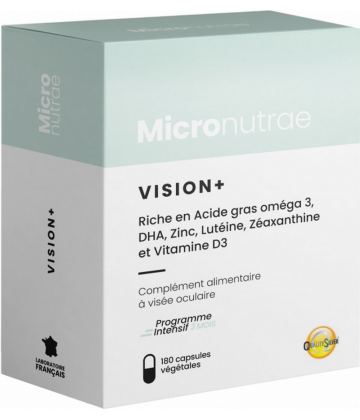 Micronutrae Vision+ Capsules Végétales x 180