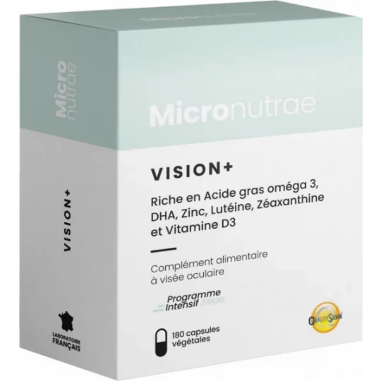Micronutrae Vision+ Capsules Végétales x 180