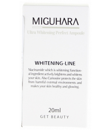 Miguhara Whitening Line Ampoule Éclaircissante et Blanchissante Visage 20 ml