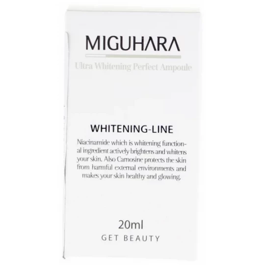 Miguhara Whitening Line Ampoule Éclaircissante et Blanchissante Visage 20 ml