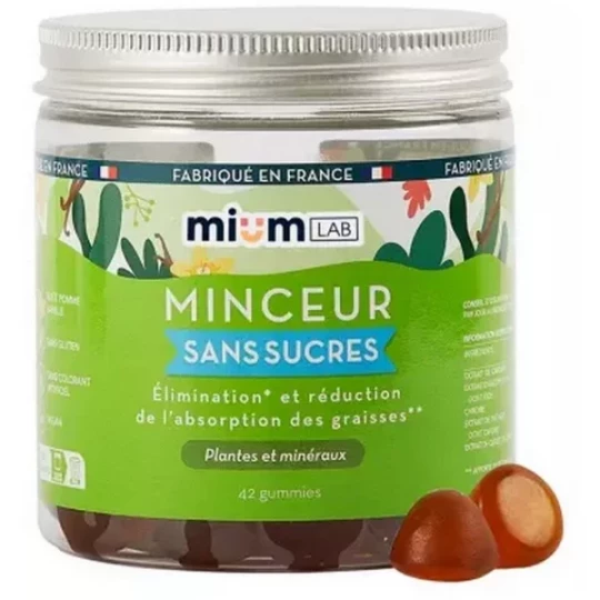 Mium Lab Minceur Sans Sucres Gummies x 42
