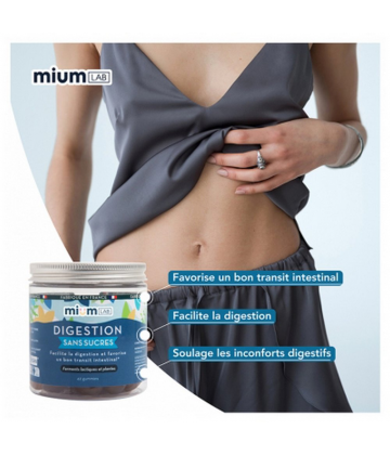 Mium Lab Digestion Sans Sucres Gummies x 42