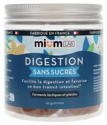 Mium Lab Digestion Sans Sucres Gummies x 42