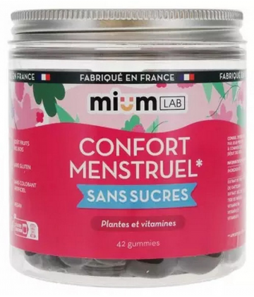 Mium Lab Confort Menstruel Sans Sucres Gummies x 42