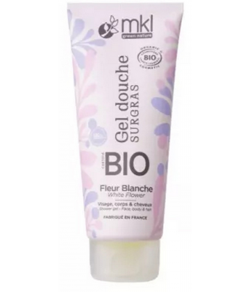 MKL Green Nature Gel Douche Surgras Fleur Blanche Bio 200 ml