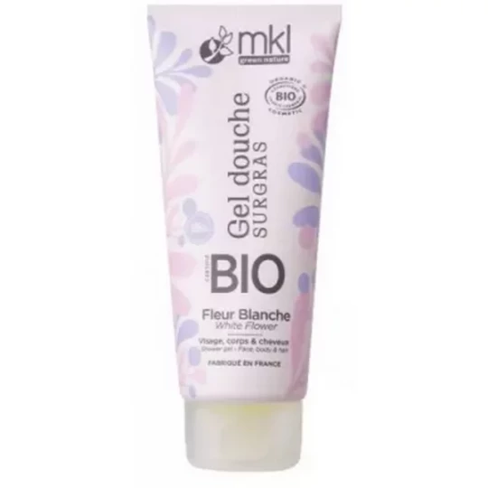 MKL Green Nature Gel Douche Surgras Fleur Blanche Bio 200 ml