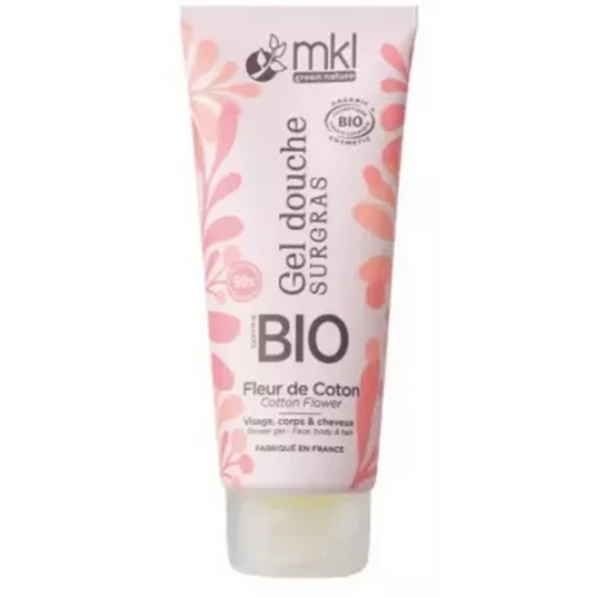 MKL Green Nature Gel Douche Surgras Fleur de Coton Bio 200 ml