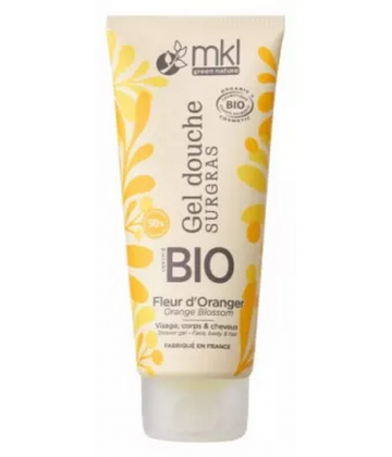 MKL Green Nature Gel Douche Surgras Fleur d'Oranger Bio 200 ml