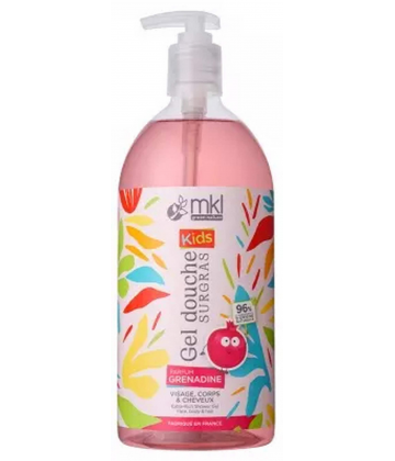 MKL Green Nature Kids Gel Douche Surgras Grenadine 1 L
