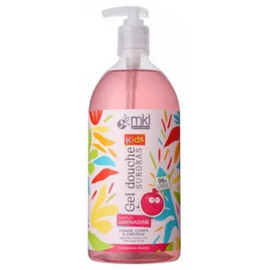 MKL Green Nature Kids Gel Douche Surgras Grenadine 1 L