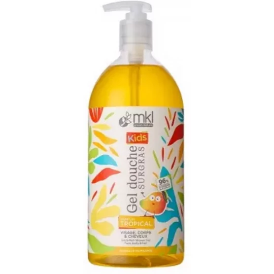 MKL Green Nature Kids Gel Douche Surgras Tropical 1 L