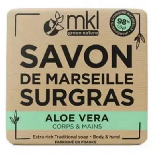 MKL Green Nature Savon de Marseille Surgras Aloe Vera 100 g