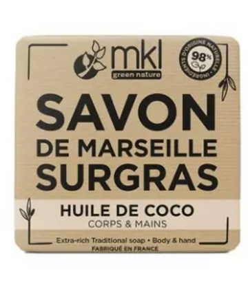 MKL Green Nature Savon de Marseille Surgras Huile de Coco 100 g