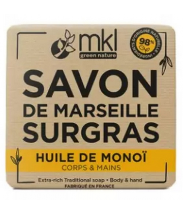 MKL Green Nature Savon de Marseille Surgras Huile de Monoi 100 g
