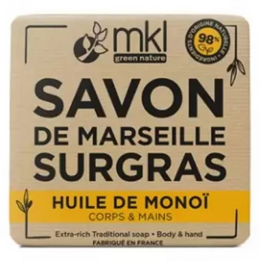 MKL Green Nature Savon de Marseille Surgras Huile de Monoi 100 g