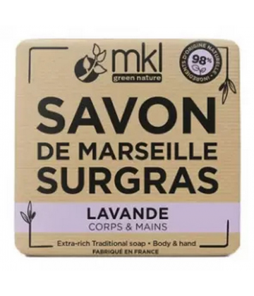 MKL Green Nature Savon de Marseille Surgras Lavande 100 g