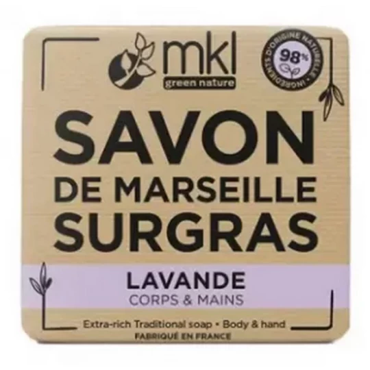 MKL Green Nature Savon de Marseille Surgras Lavande 100 g