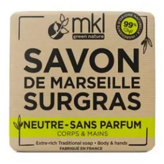 MKL Green Nature Savon de Marseille Surgras Neutre 100 g