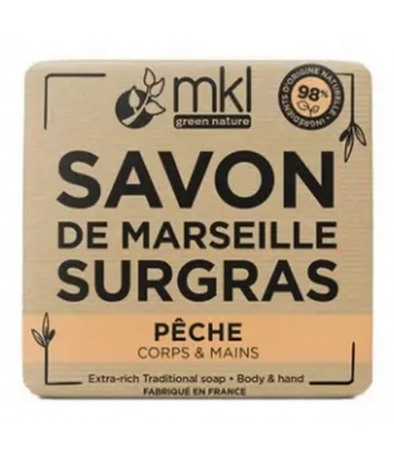 MKL Green Nature Savon de Marseille Surgras Peche 100 g