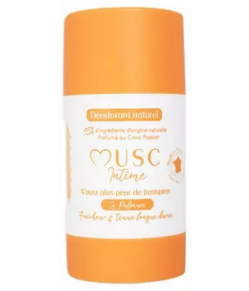 Musc Intime Déodorant Naturel Crazy Passion 50 g