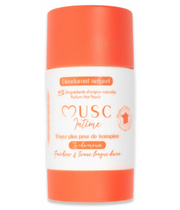 Musc Intime Déodorant Naturel Hot Peach 50 g