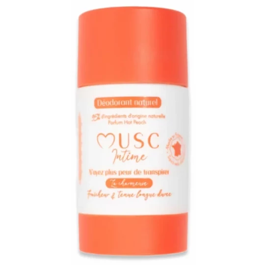 Musc Intime Déodorant Naturel Hot Peach 50 g