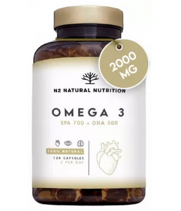 N2 Natural Nutrition Omega 3 Capsules x 120