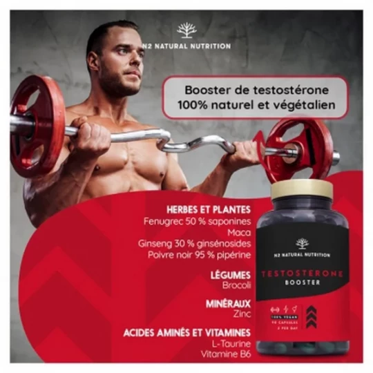 N2 Natural Nutrition Testosterone Booster Capsules x 90 - image 2